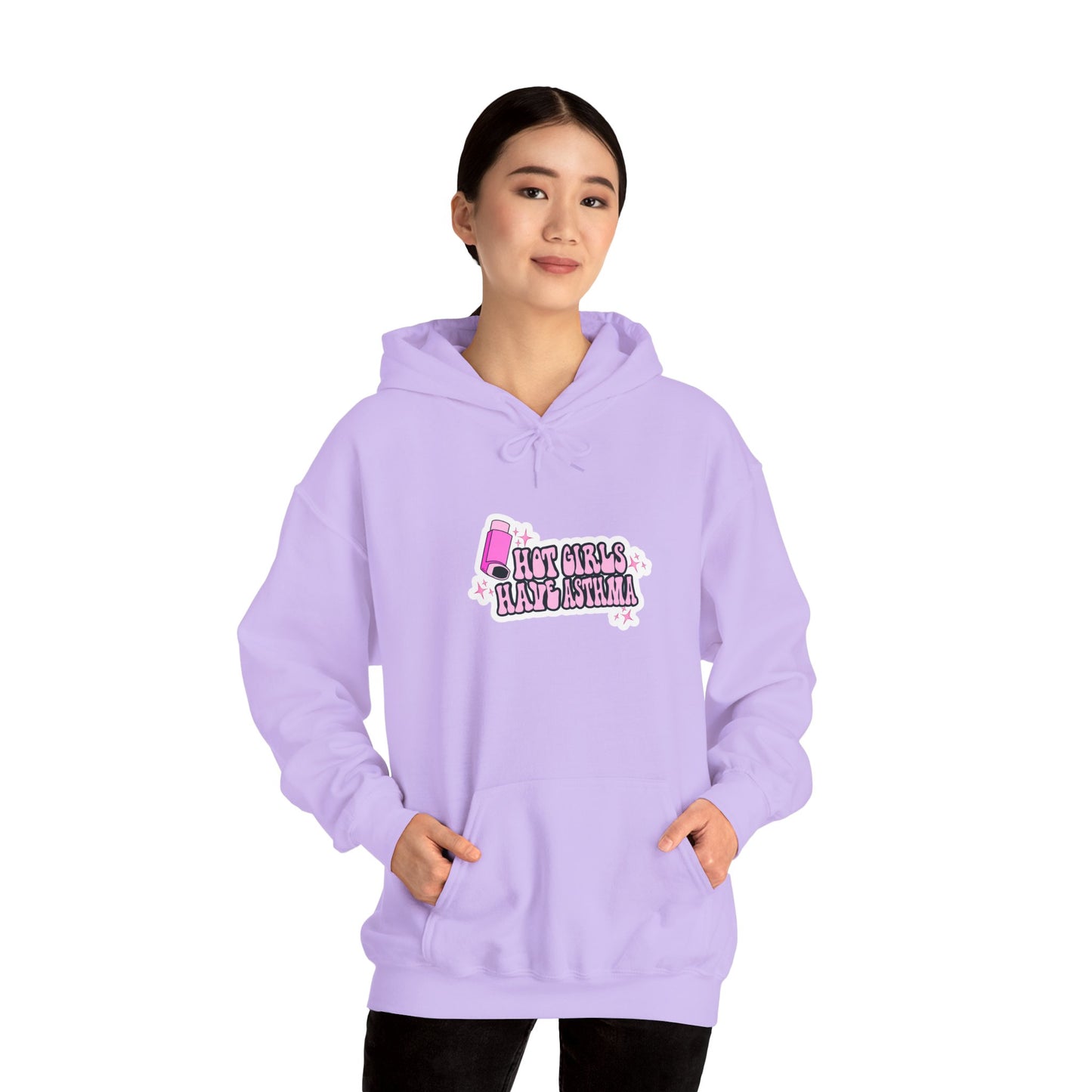 Hot Girls Have Asthma Hooded Sweatshirt