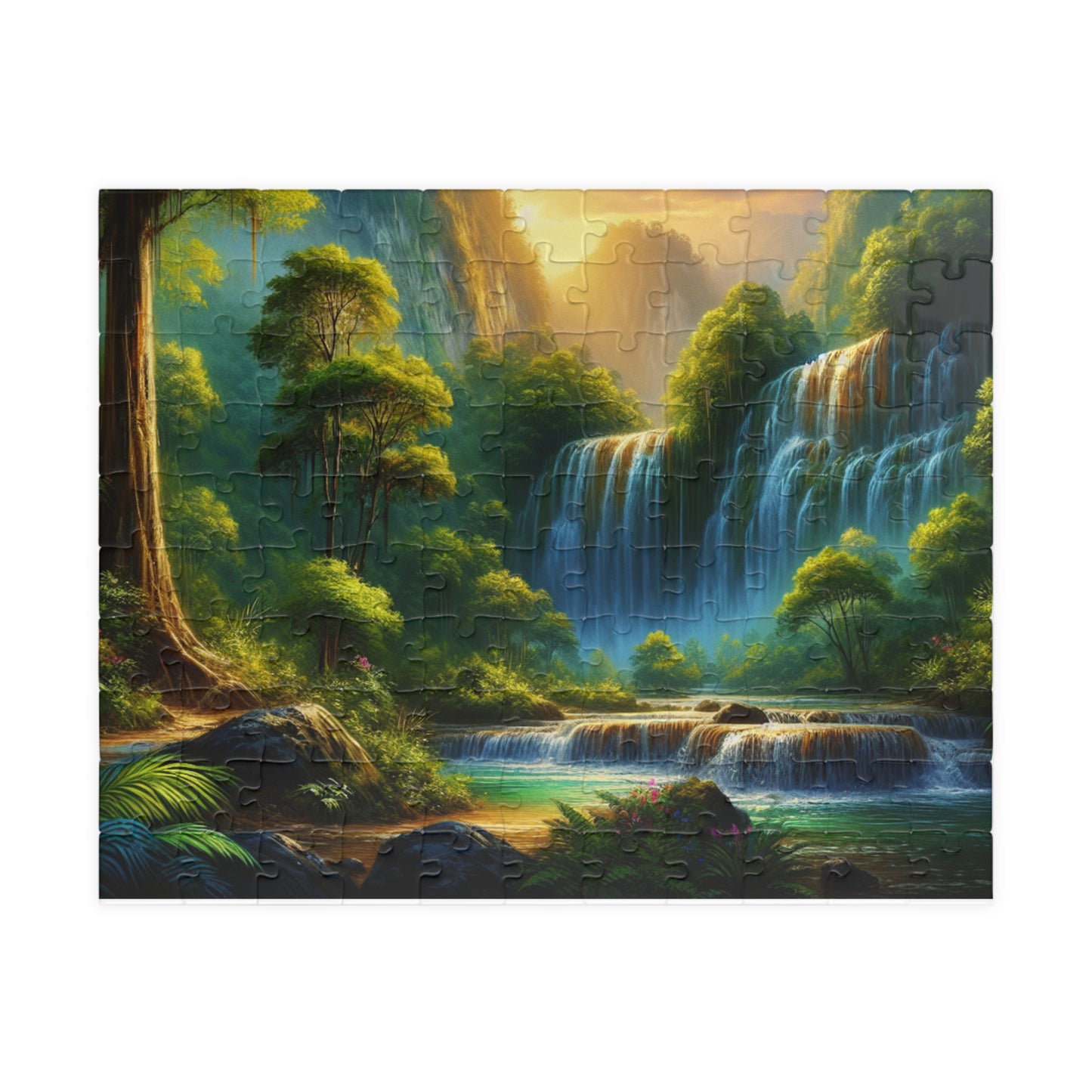 Nature Waterfall Jigsaw Puzzle - 110, 252, 520, 1014-piece