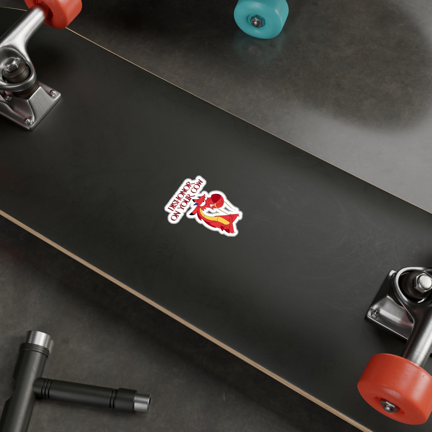 "Dishonor on Your Cow" - Kiss-Cut Vinyl Sticker
