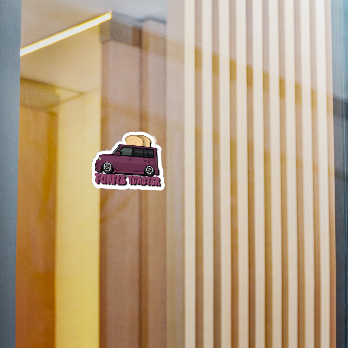 Purple Toaster Vinyl Decals