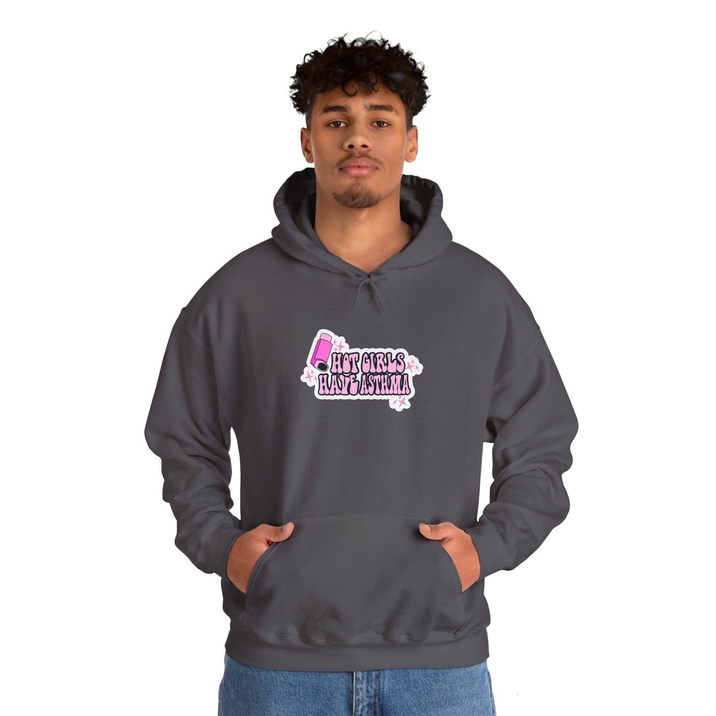 Hot Girls Have Asthma Hooded Sweatshirt