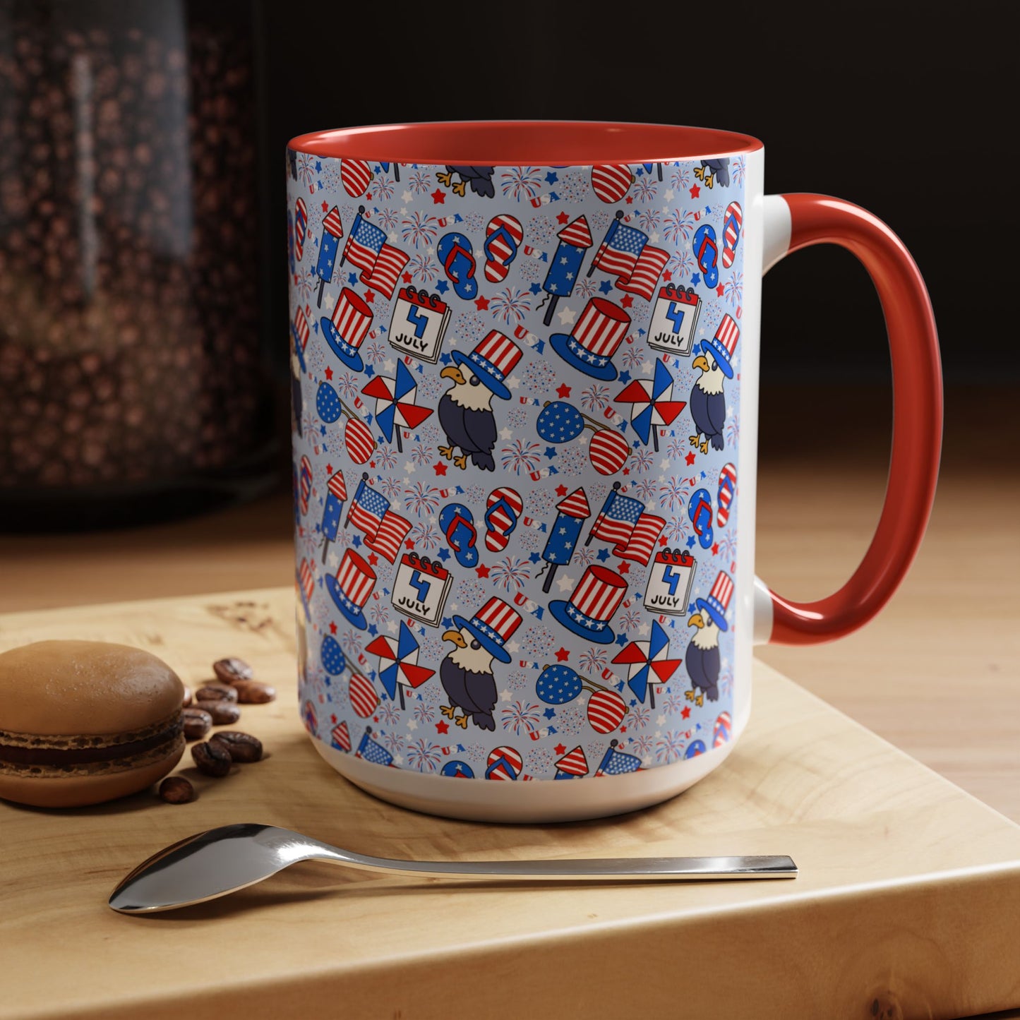 Patriotic Accent Coffee Mug