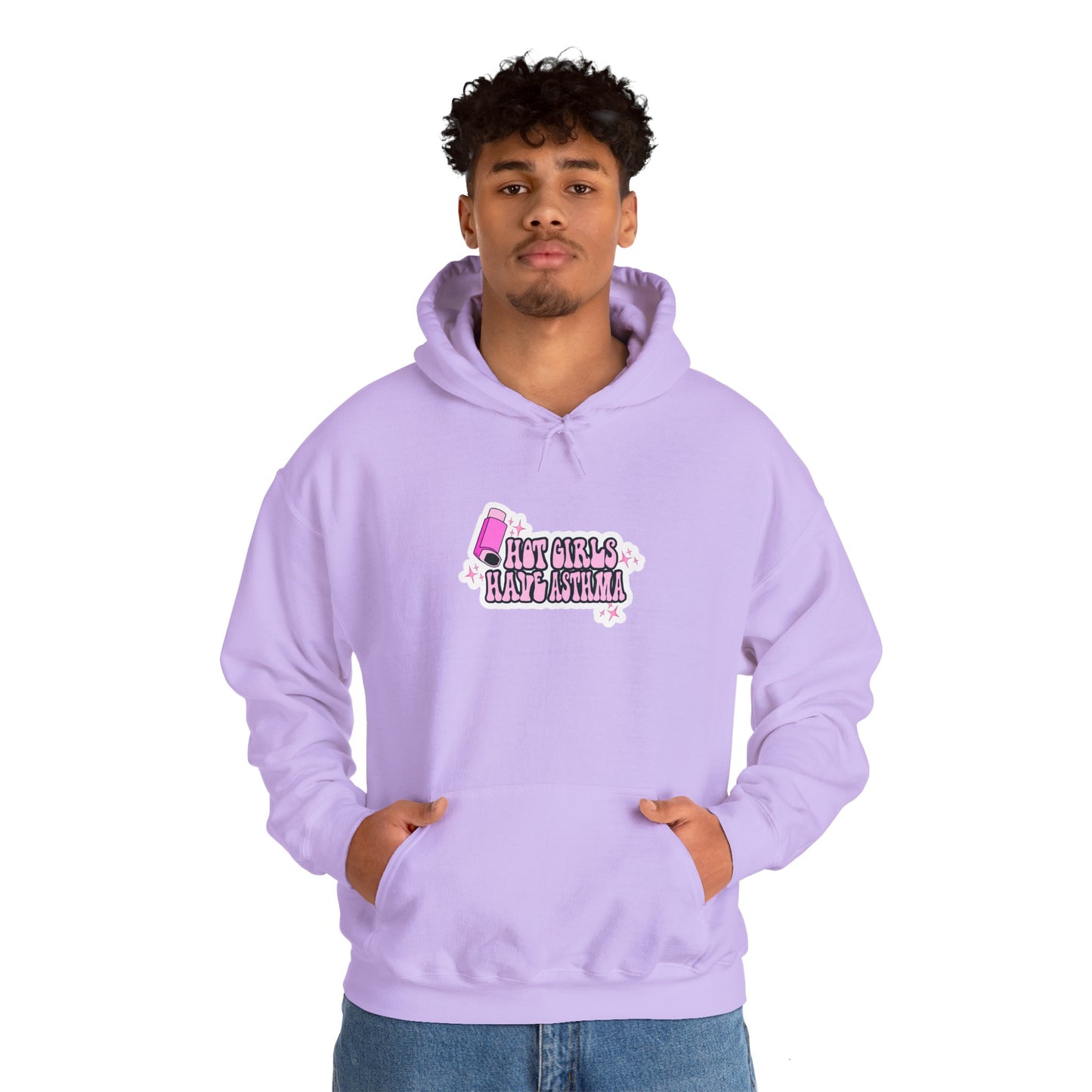 Hot Girls Have Asthma Hooded Sweatshirt