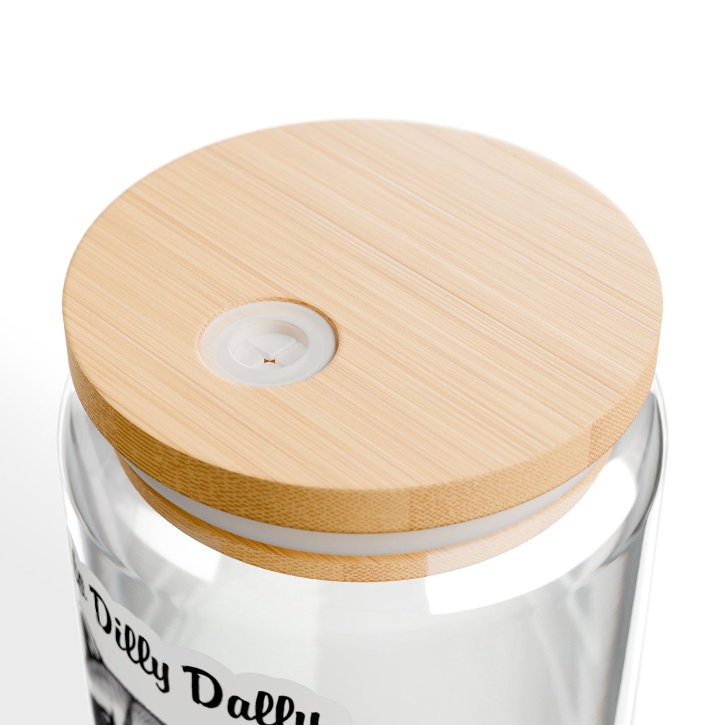 Born To Dilly Dally 16oz Sipper Glass