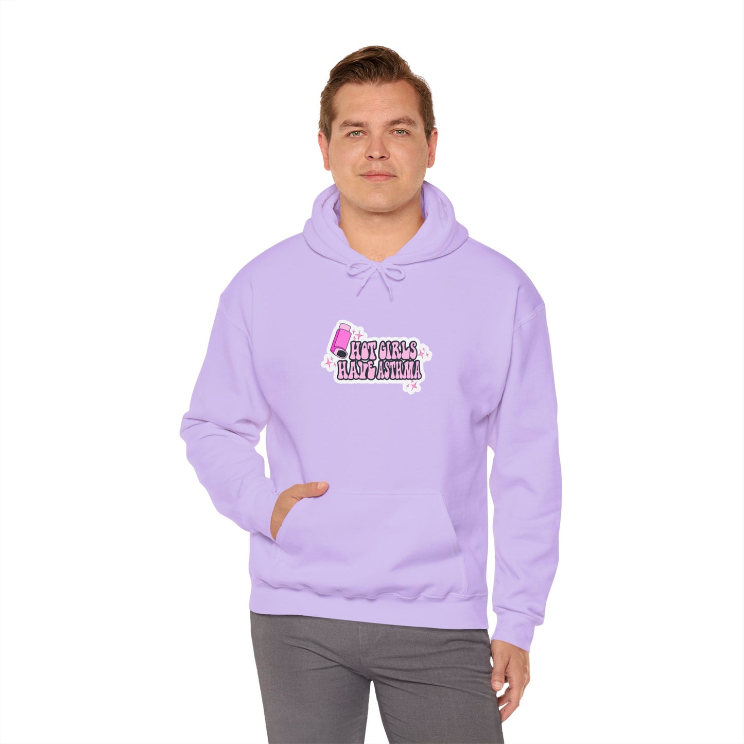 Hot Girls Have Asthma Hooded Sweatshirt