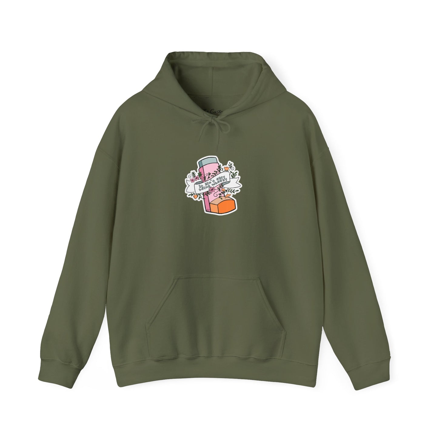 It Ain't Easy Being Wheezy Floral Hooded Sweatshirt - Comfortable & Stylish