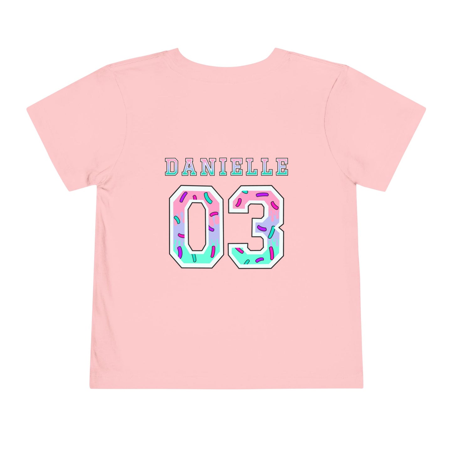 Toddler Short Sleeve Tee - Ice Cream Design