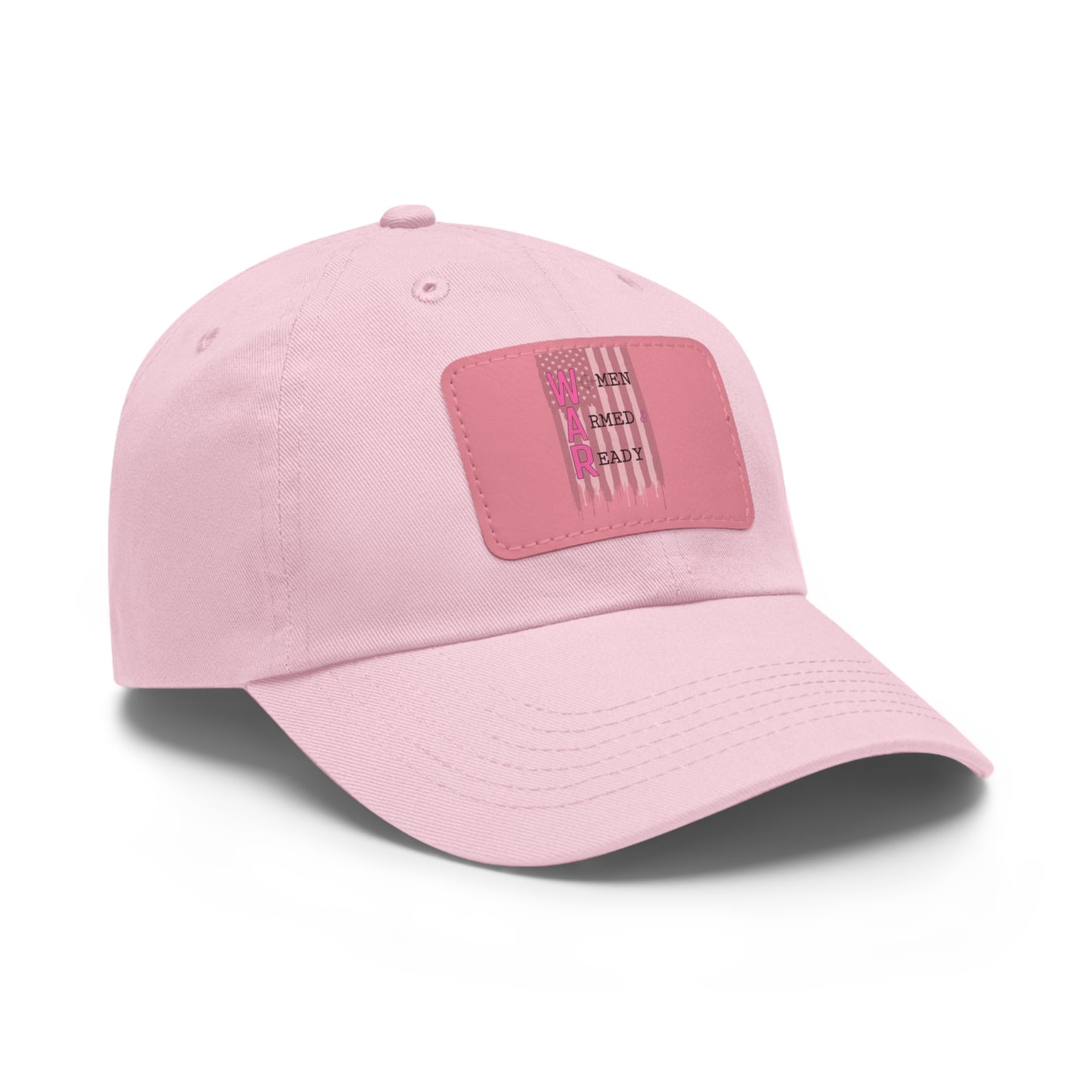 Women Armed & Ready Grey Flag with Leather Patch