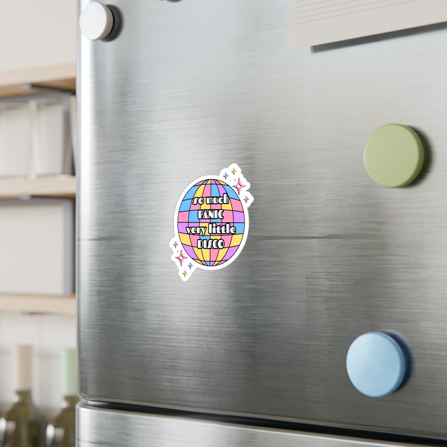 So Much Panic, Very Little Disco Vinyl Decal