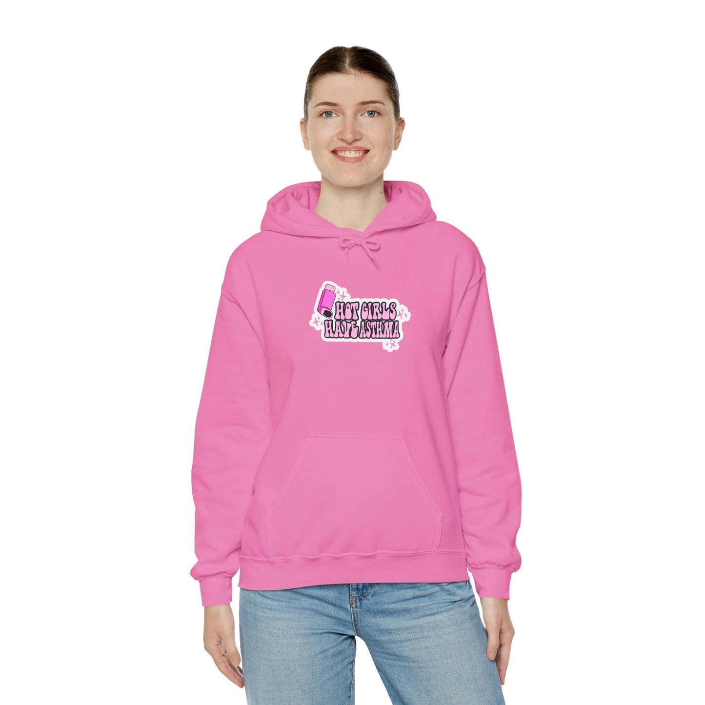 Hot Girls Have Asthma Hooded Sweatshirt