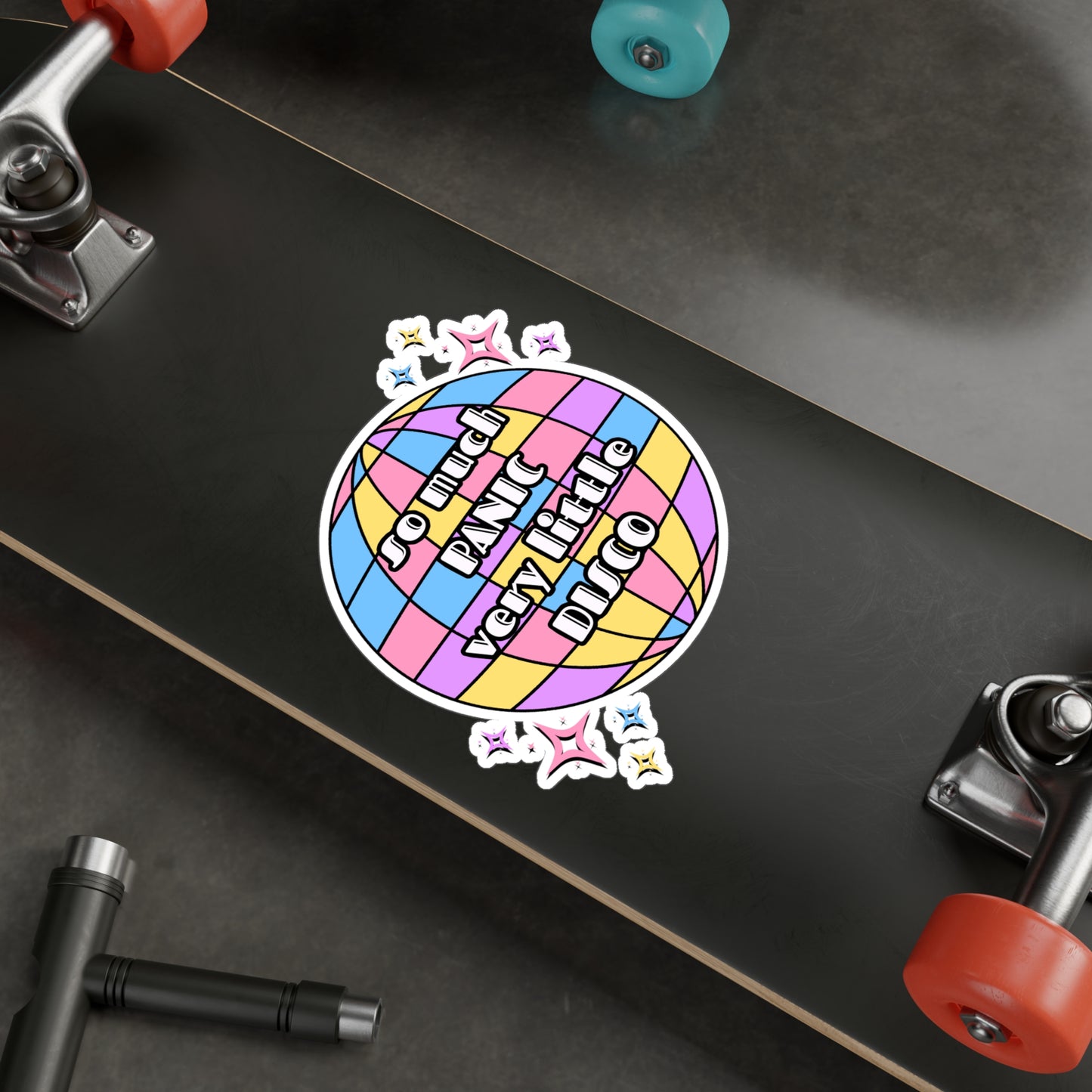 So Much Panic, Very Little Disco Vinyl Decal