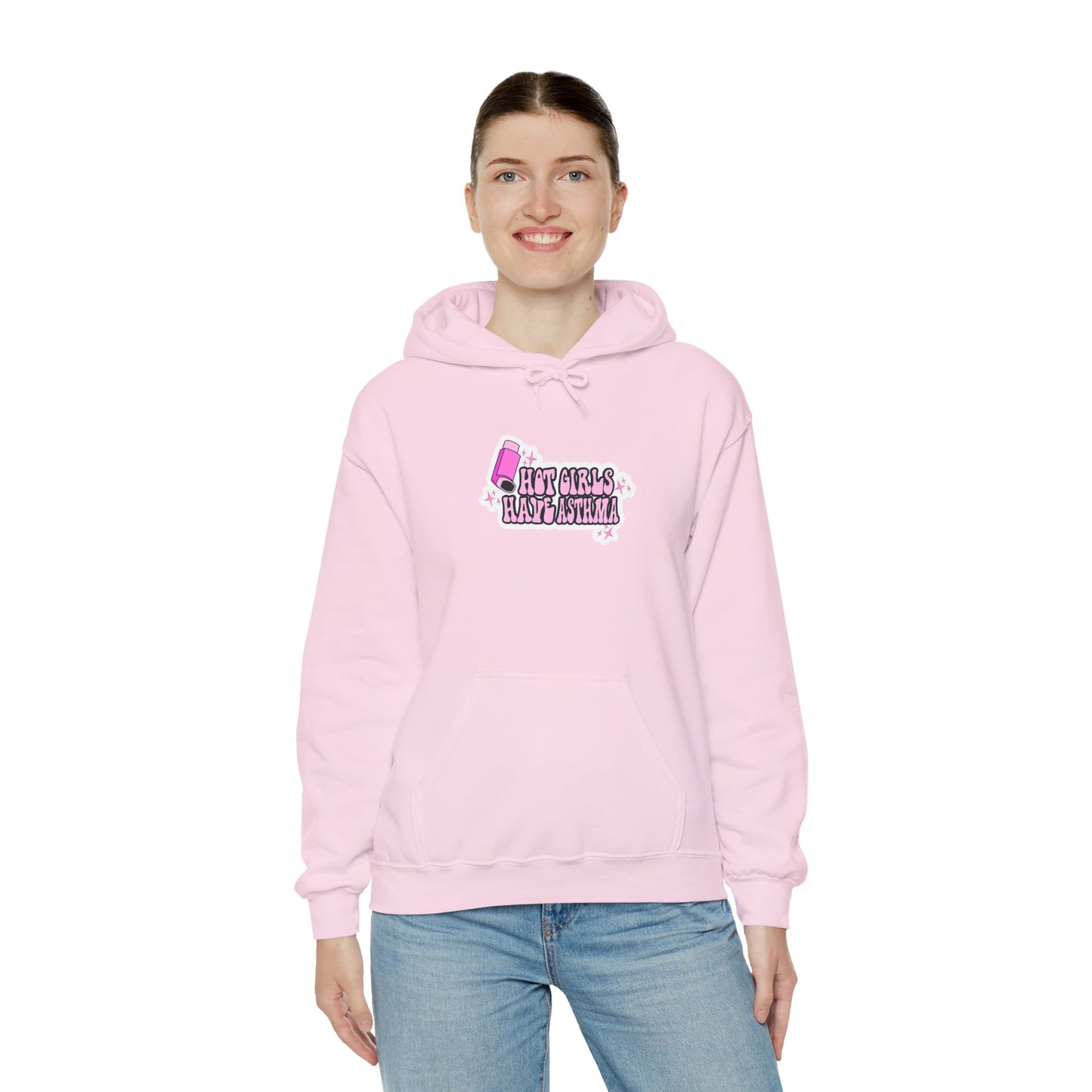Hot Girls Have Asthma Hooded Sweatshirt