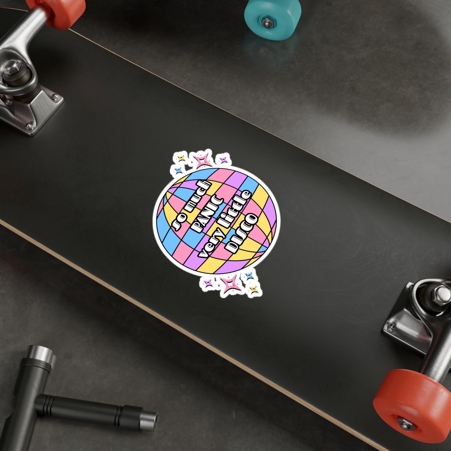 So Much Panic, Very Little Disco Vinyl Decal