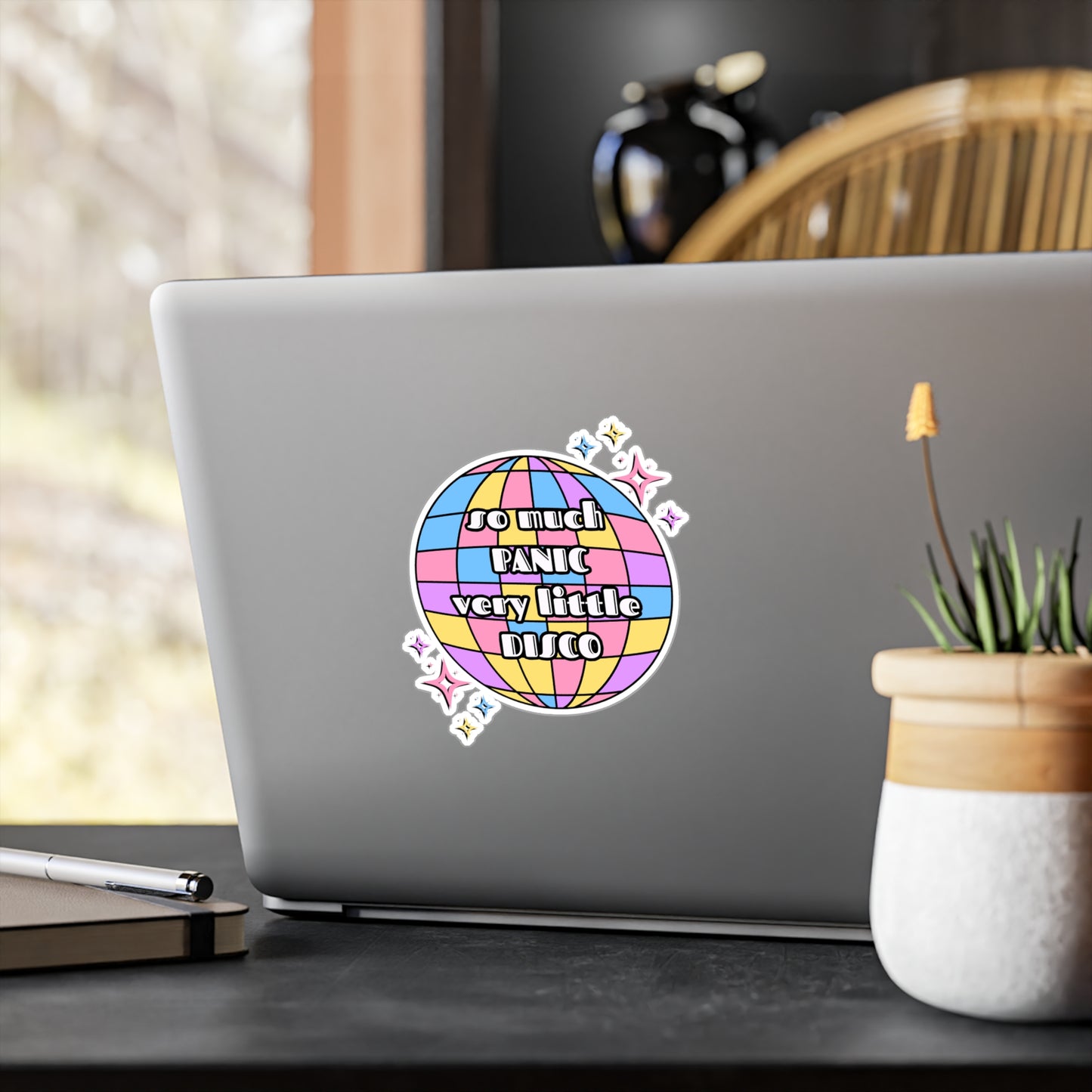 So Much Panic, Very Little Disco Vinyl Decal