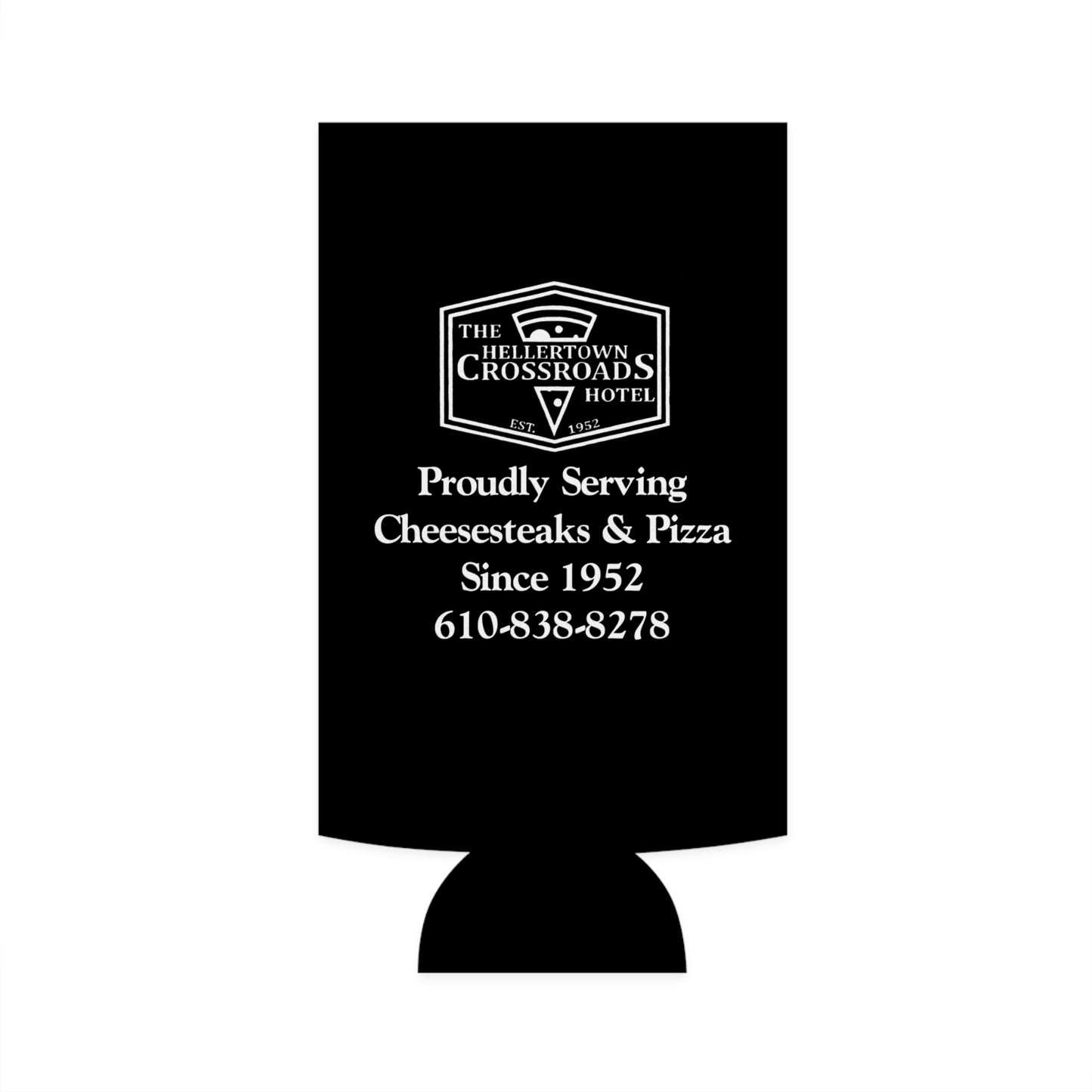The Hellertown Crossroads Hotel - Slim Can Cooler - Coozy