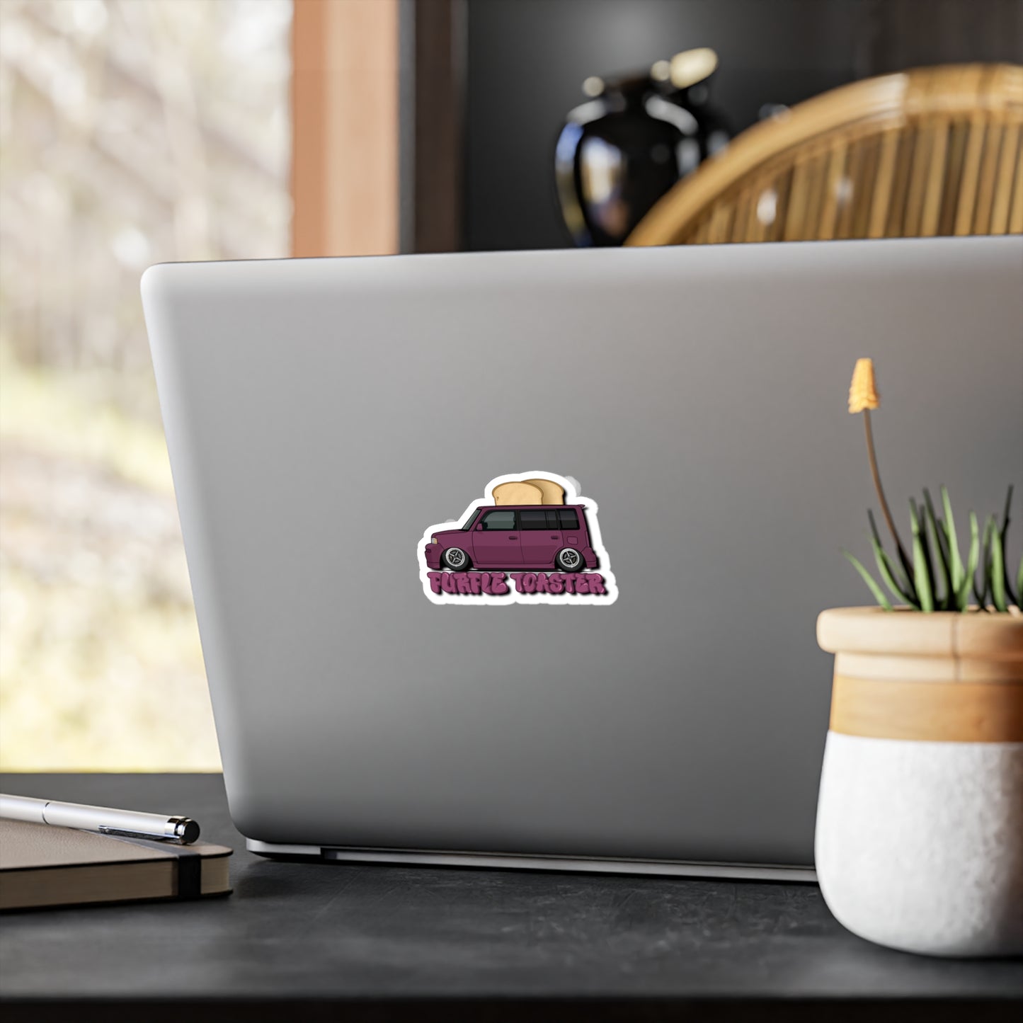 Purple Toaster Vinyl Decals