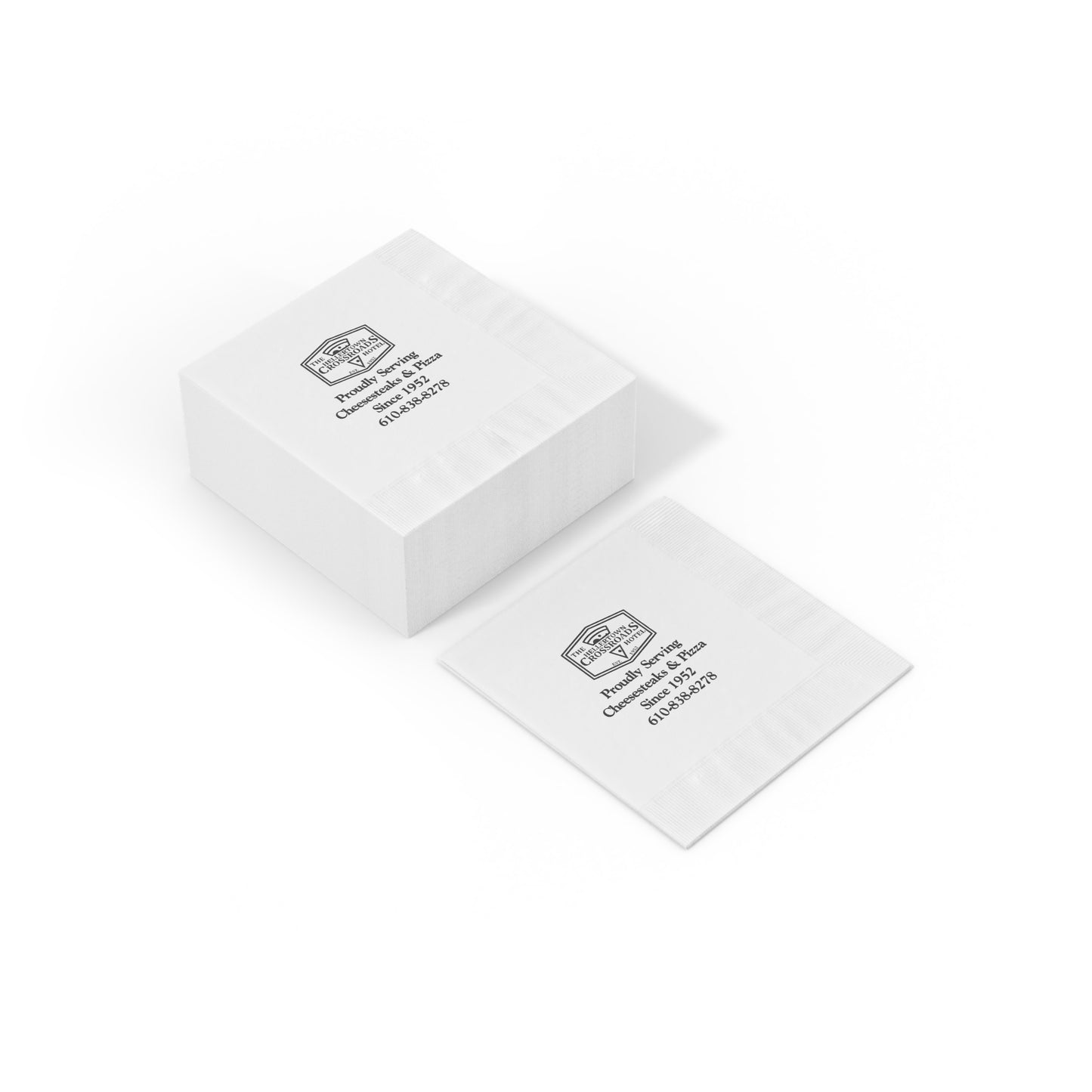 Cocktail Napkins - Hellertown Crossroads Hotel Design