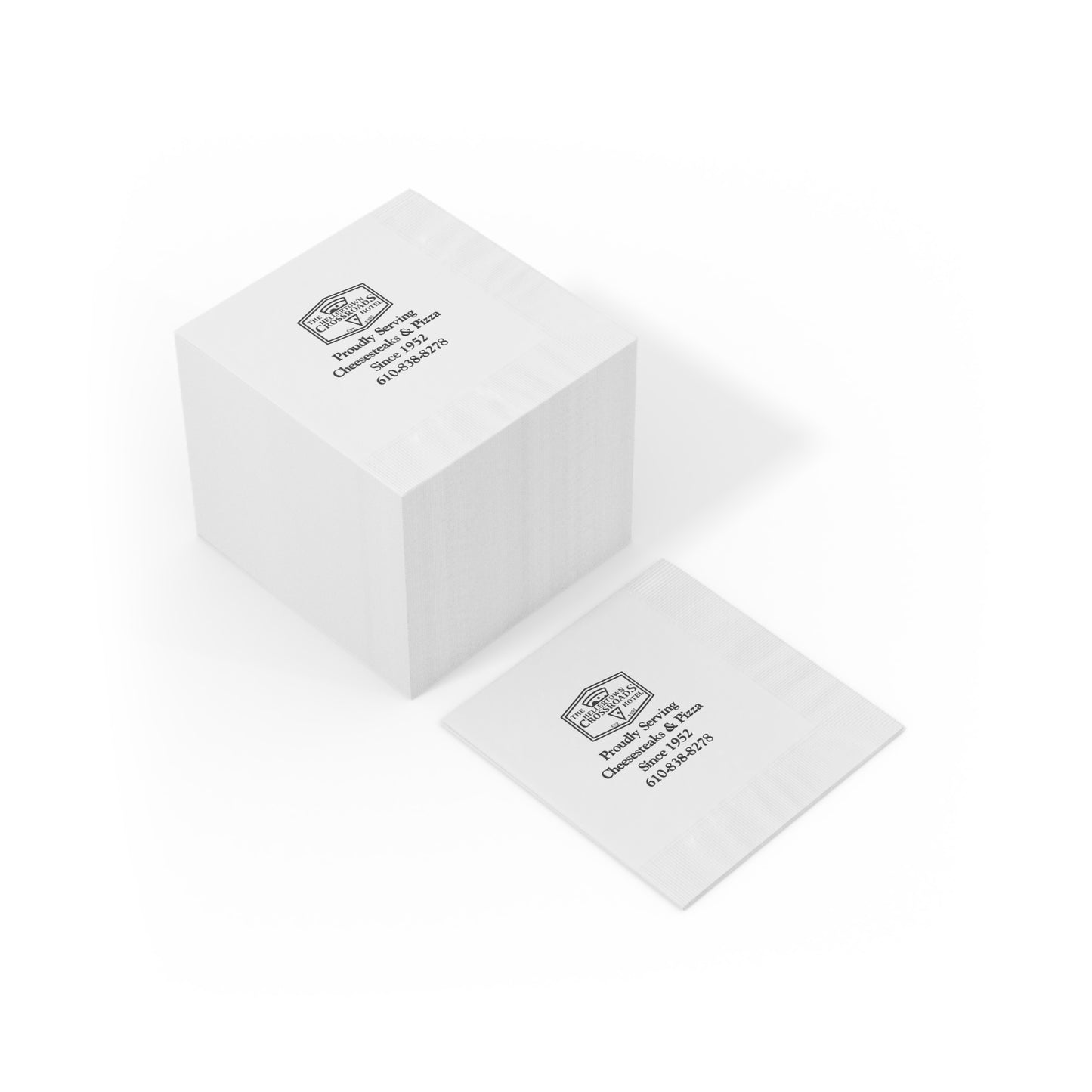 Cocktail Napkins - Hellertown Crossroads Hotel Design
