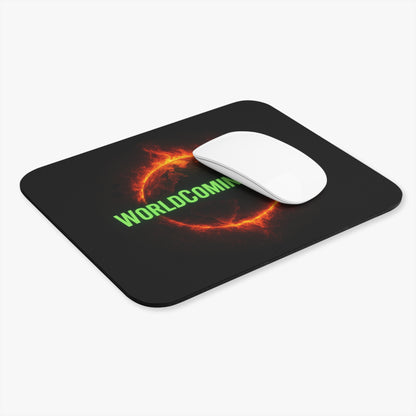 World Coming Down Fiery Eclipse Gaming Mouse Pad