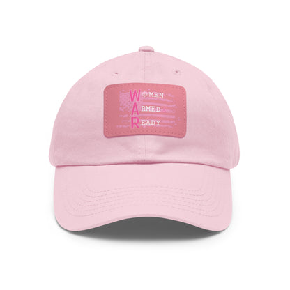 Women Armed & Ready Pink Flag With Leather Patch
