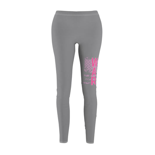 Women Armed & Ready Grey Casual Leggings