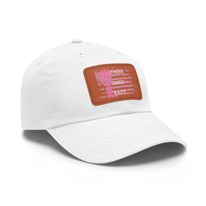 Women Armed & Ready Pink Flag With Leather Patch