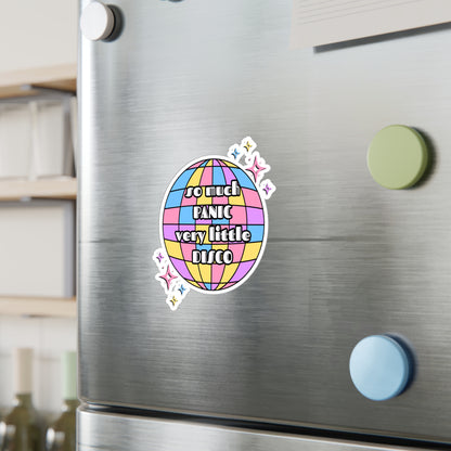 So Much Panic, Very Little Disco Vinyl Decal