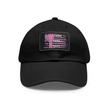 Women Armed & Ready Pink Flag With Leather Patch