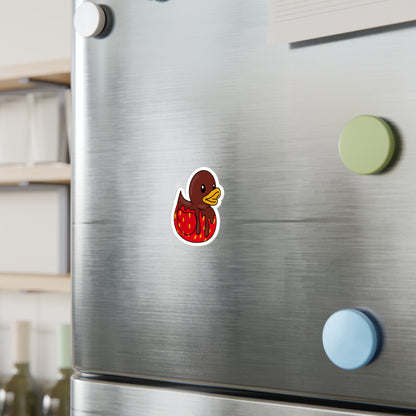 Chocolate Covered Strawberry Duck Kiss-Cut Vinyl Decal