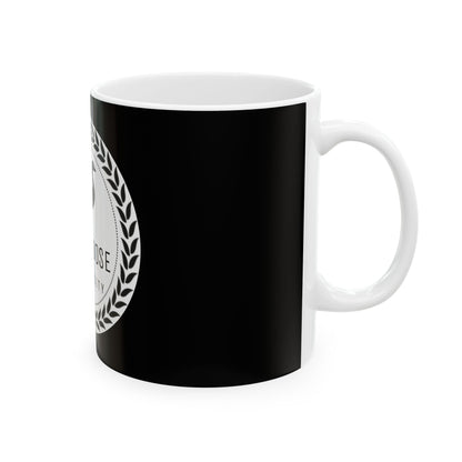 Silly Goose University Black Ceramic Mug 11oz
