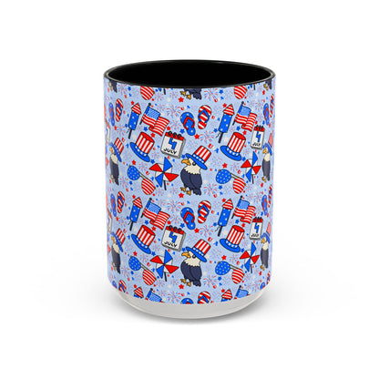 Patriotic Accent Coffee Mug