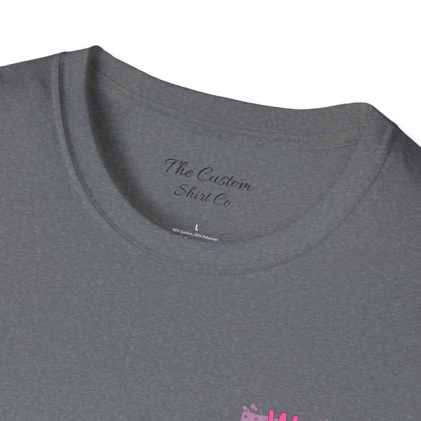 Women Armed & Ready Pink USA Flag Front Print Only T-Shirt