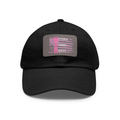 Women Armed & Ready Pink Flag With Leather Patch