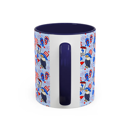 Patriotic Accent Coffee Mug