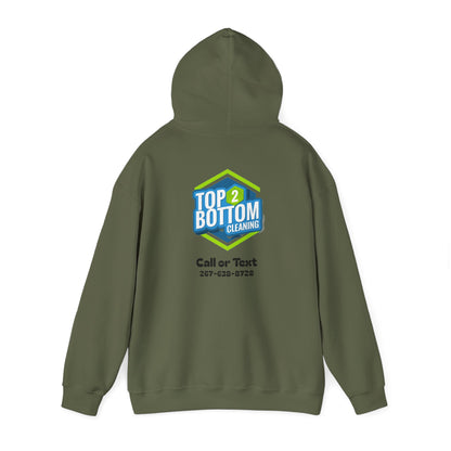 Top 2 Bottom Cleaning Hooded Sweatshirt
