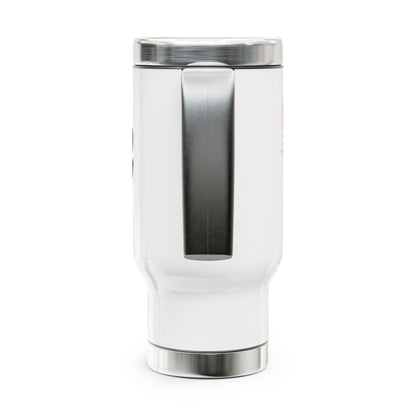 Women Armed & Ready 14oz Stainless Steel Travel Mug with Handle