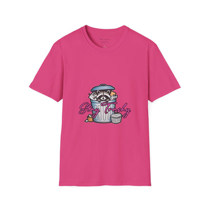 Stay Trashy T-Shirt - Cute Raccoon Design