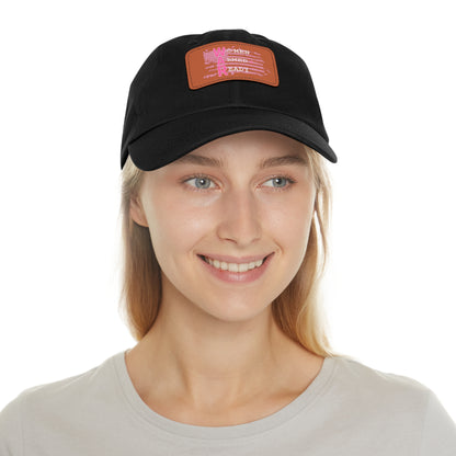Women Armed & Ready Pink Flag With Leather Patch