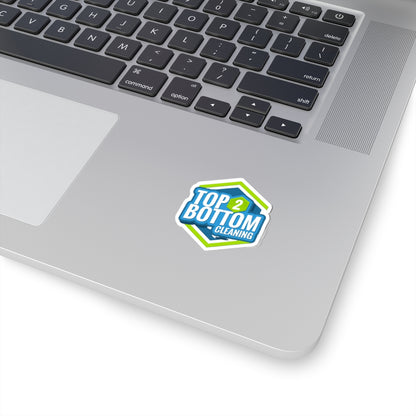 Top 2 Bottom Cleaning Kiss-Cut Stickers - Perfect for Home and Office Decor