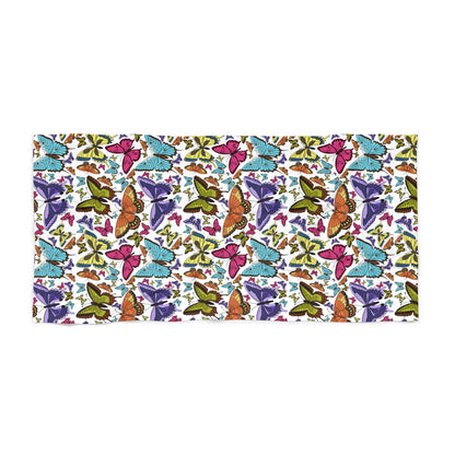 Colorful Butterfly Beach Towel