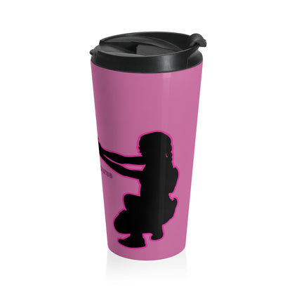 Women Armed & Ready Pink 15oz Stainless Steel Travel Mug