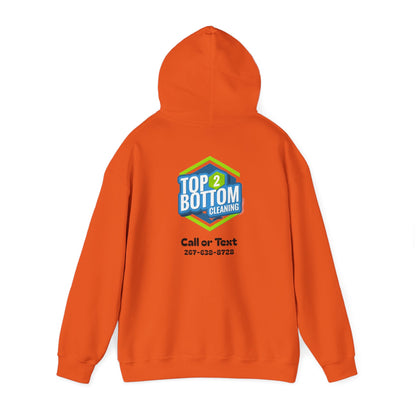 Top 2 Bottom Cleaning Hooded Sweatshirt