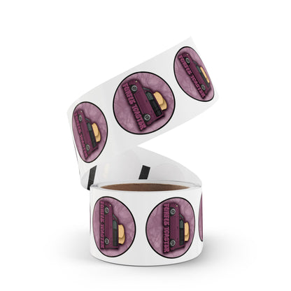 Purple Toaster Sticker Roll