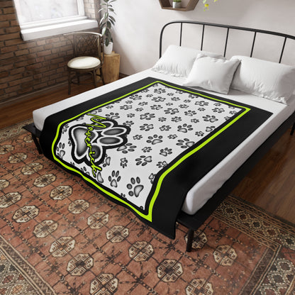 Maverick Plush Fleece Dog Blanket