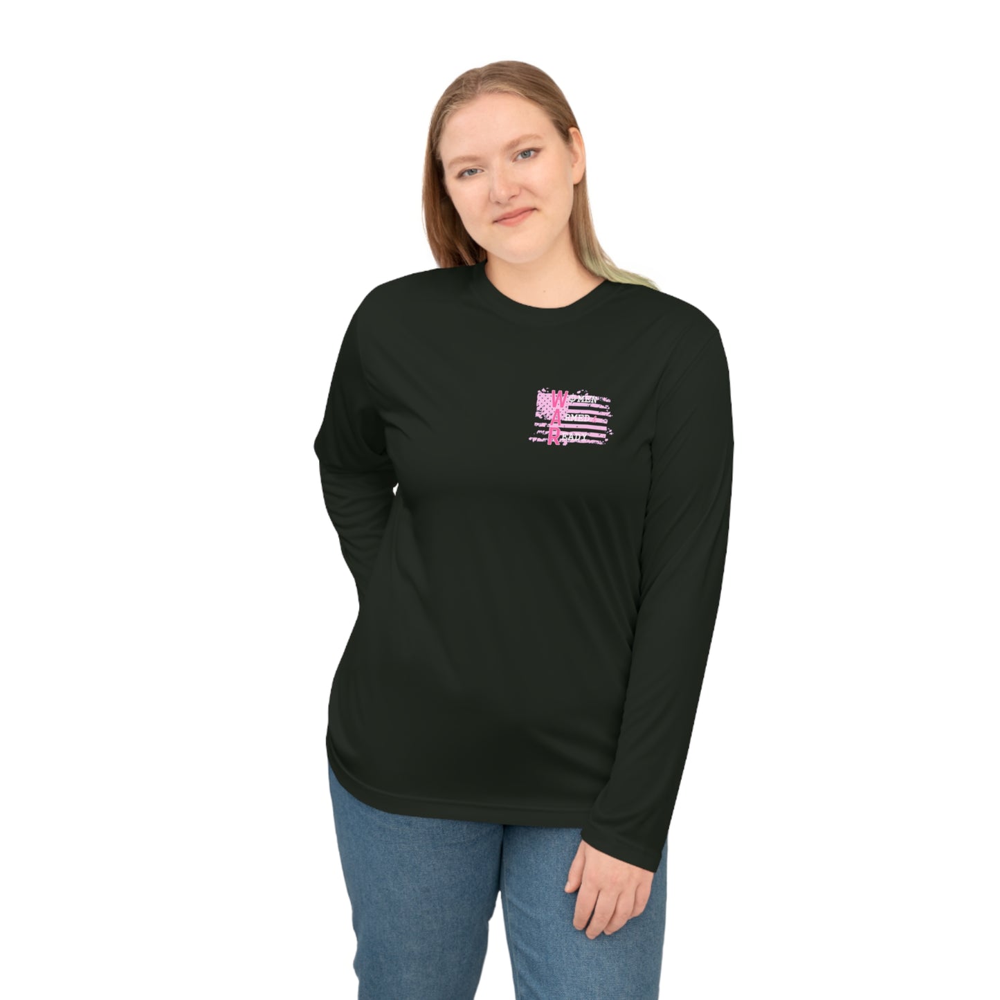 Women Armed & Ready Front Print Only Long Sleeve Shirt