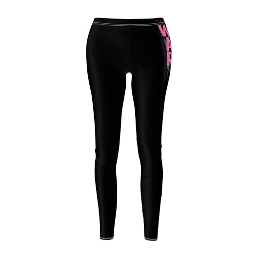 Women Armed & Ready Grey Flag Casual Leggings
