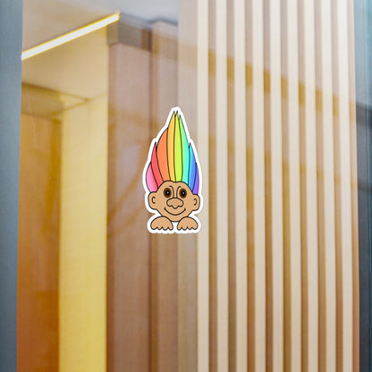 Rainbow Troll Vinyl Decal