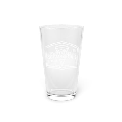 Hellertown Crossroads Hotel 16oz Pint Glass – Vintage Barware for Celebrations