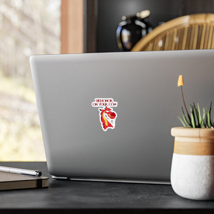 "Dishonor on Your Cow" - Kiss-Cut Vinyl Sticker