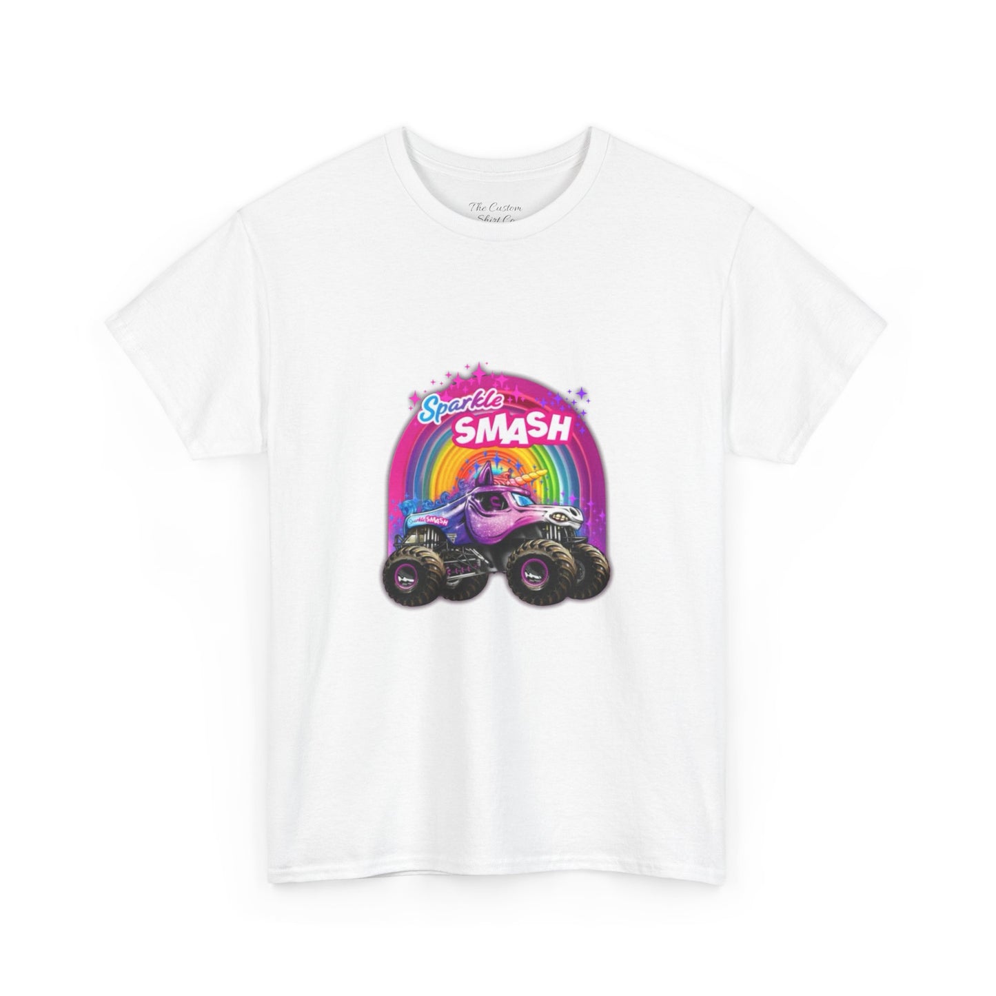 Monster Truck Rainbow Tee — "Smash"  Graphic T-Shirt